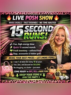 Live Posh Show | ⏰15 Sec. Runs | 📥2 in the Tray | 🏷️Tag me on 1 | ✅Stay Green